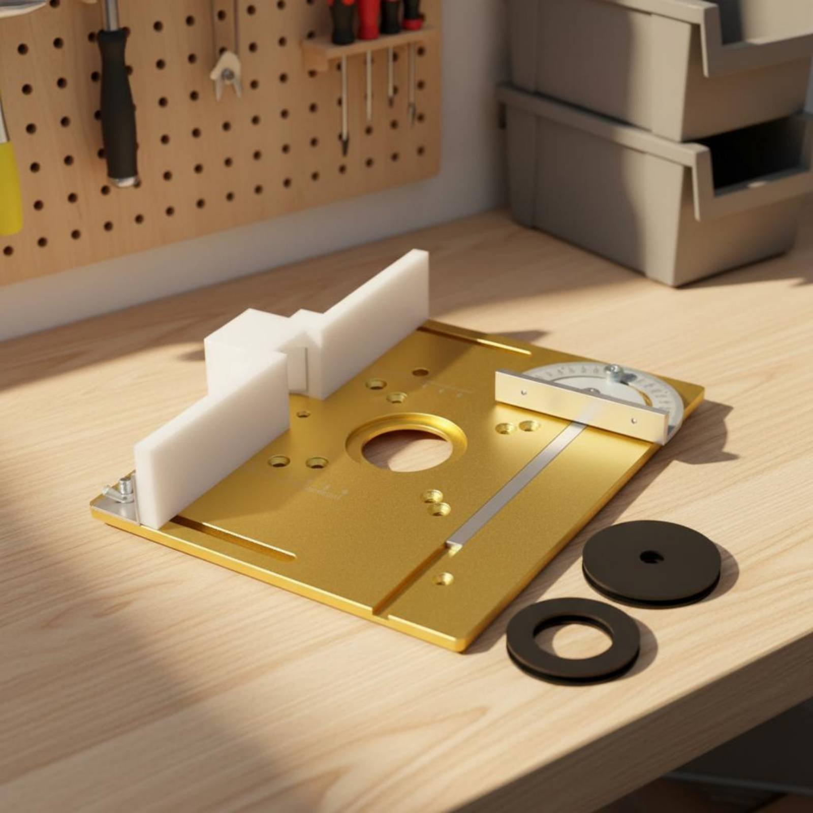 Router Table Insert - Alüminyum Router Masa Ekleme Plakası Aşınmaya