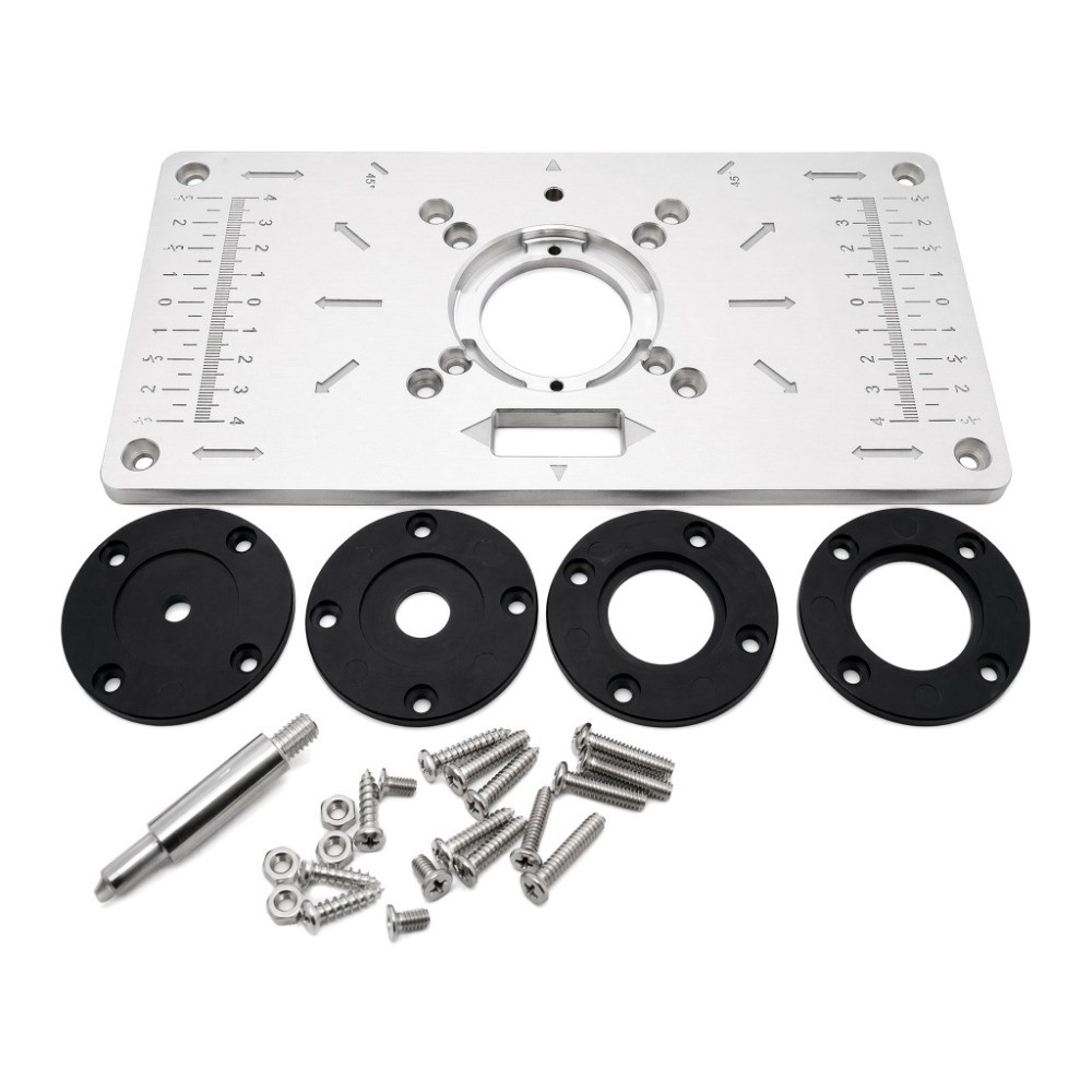 Router Table Insert - Alüminyum Alaşımlı Router Masa Ekleme Plakası
