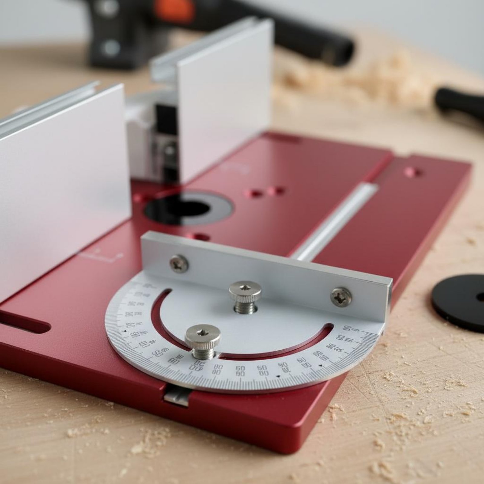 Router Table Insert - Alüminyum Router Çevirme Plakası Hassas Ölçekli