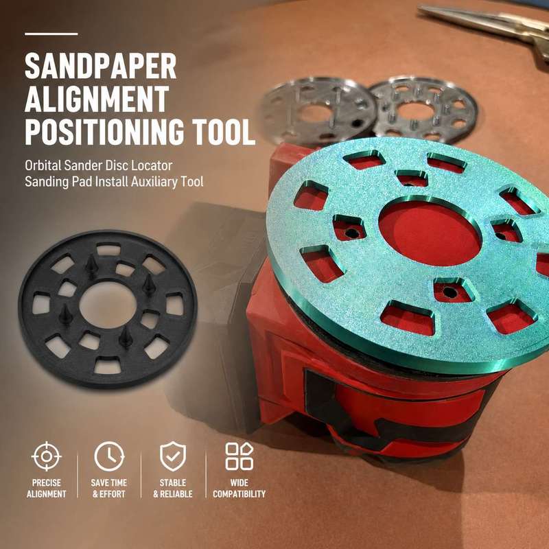 Workshop Tools Locations - Zımpara Kağıdı Hizalama Konumlandırma Aracı Orbital