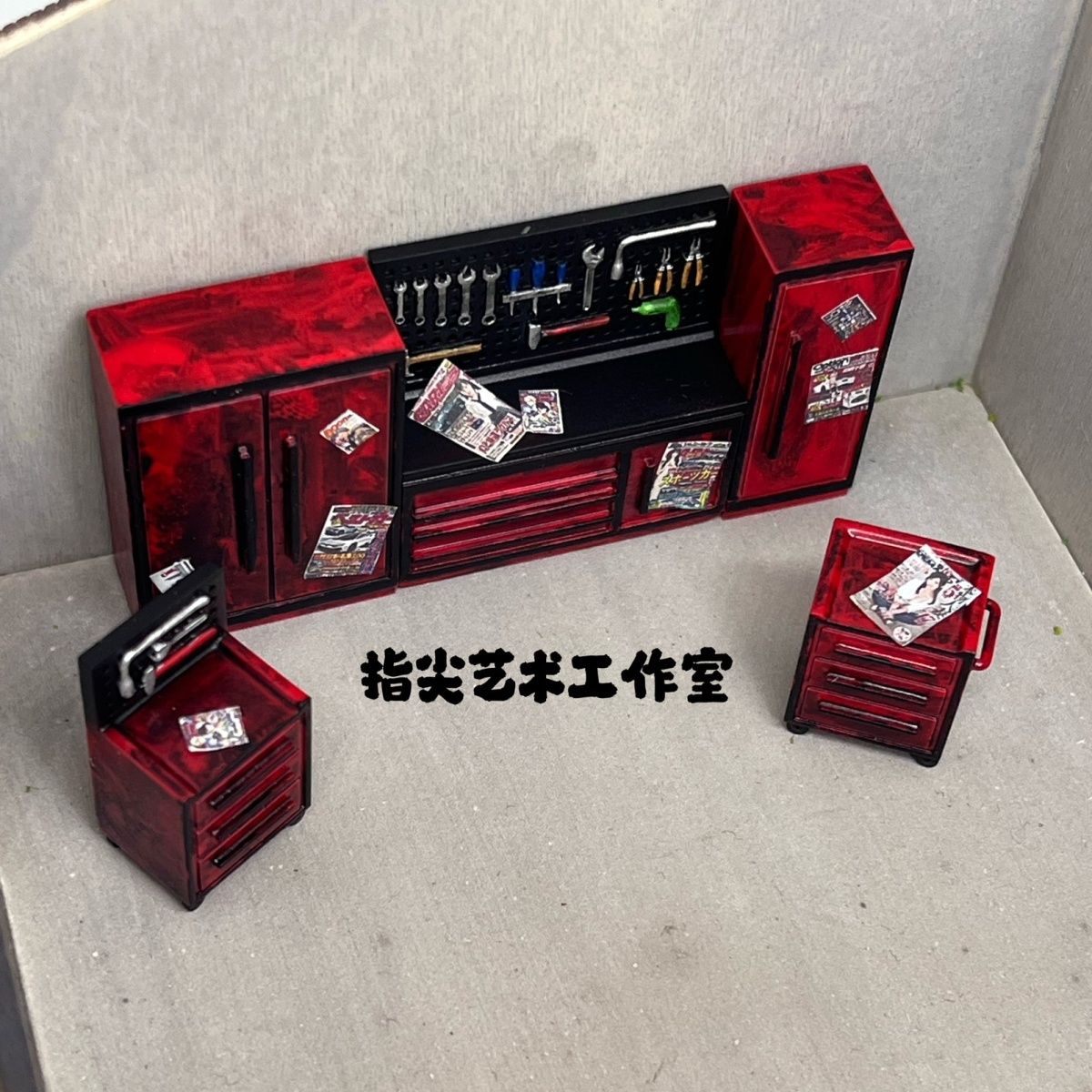 1/64 Bakım Aletleri Dolabı Set - Workshop Tools Background incelemesi ve fiyatı