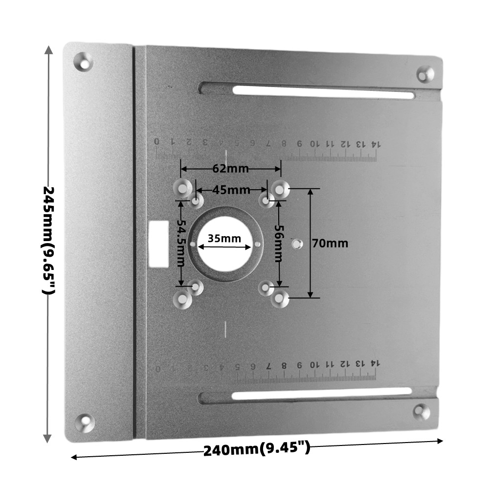 Alüminyum yönlendirici tablo e - Router Table Insert incelemesi ve fiyatı
