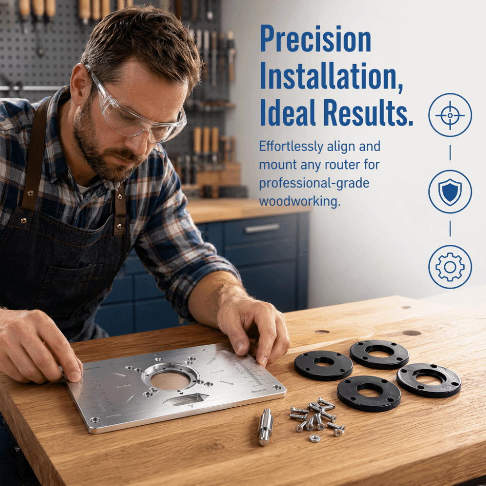 Alüminyum Alaşımlı Router Masa - Router Table Insert incelemesi ve fiyatı