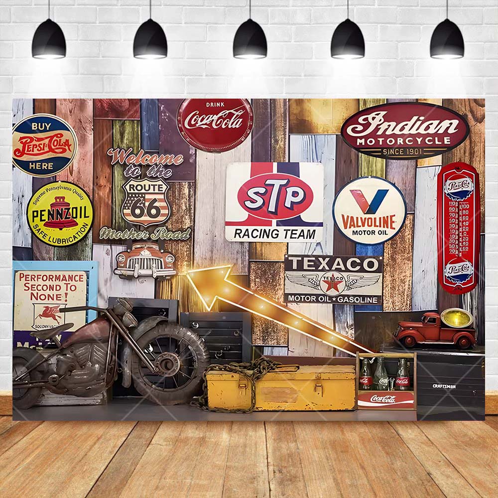 Retro Motosiklet Araba Tamir G - Workshop Tools Background incelemesi ve fiyatı