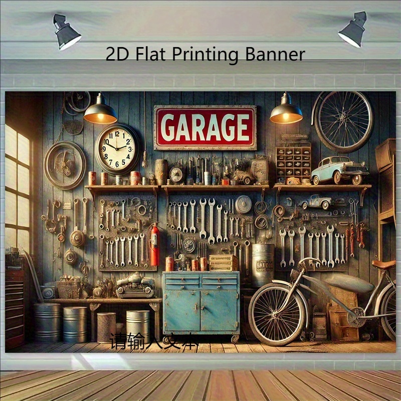 Endüstriyel Garaj Arka Plan Af - Workshop Tools Wallpaper incelemesi ve fiyatı